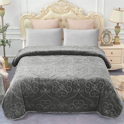 JML Plush Fleece Blanket, Bed Blanket Queen Size (79" x 91") - Soft, Warm,  Embossed Blanket for Bed