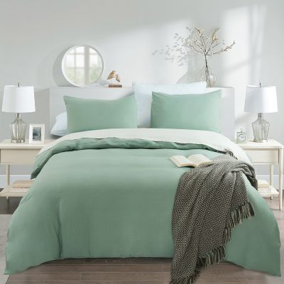 JML Duvet Cover, Ultra Soft 100% Washed Microfiber Bedding Comforter Cover Set