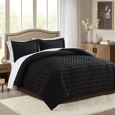 3 Pieces Jacquard Tufted Bedding for Comter Set