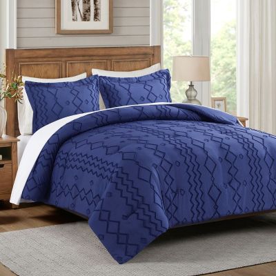3 Pieces Shabby Chic Bedding Comforter Set