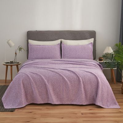 Knit Blanket With Pillow Shams